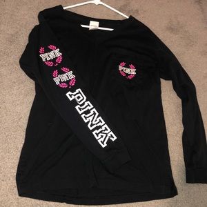 Long Sleeve T-Shirt by PINK ✨🖤